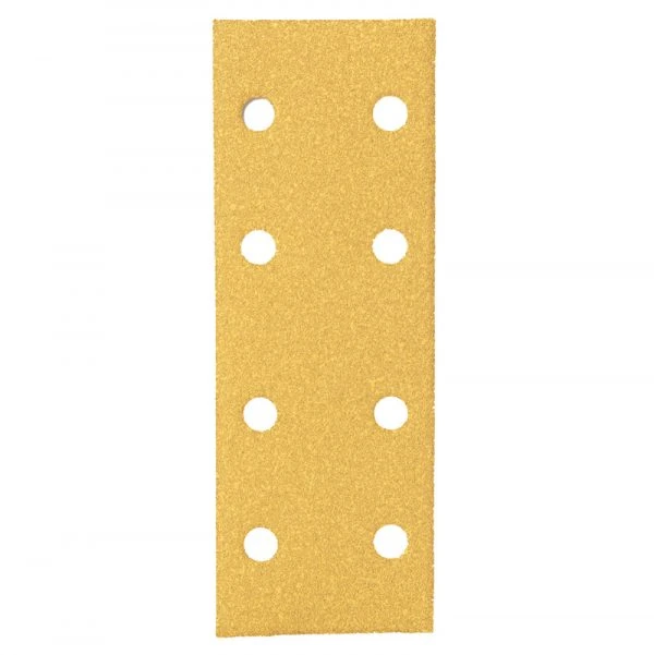 70*198mm Gold Sandpaper Sheets With Velcro