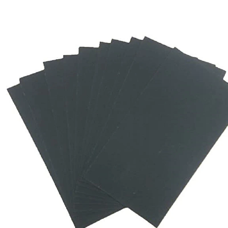 Feuille de papier de verre humide et sec pour la finition des surfaces automobiles