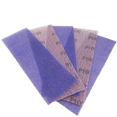 Feuilles abrasives à mailles abrasives en céramique violette – Abrasifs à mailles sans poussière de grains de céramique